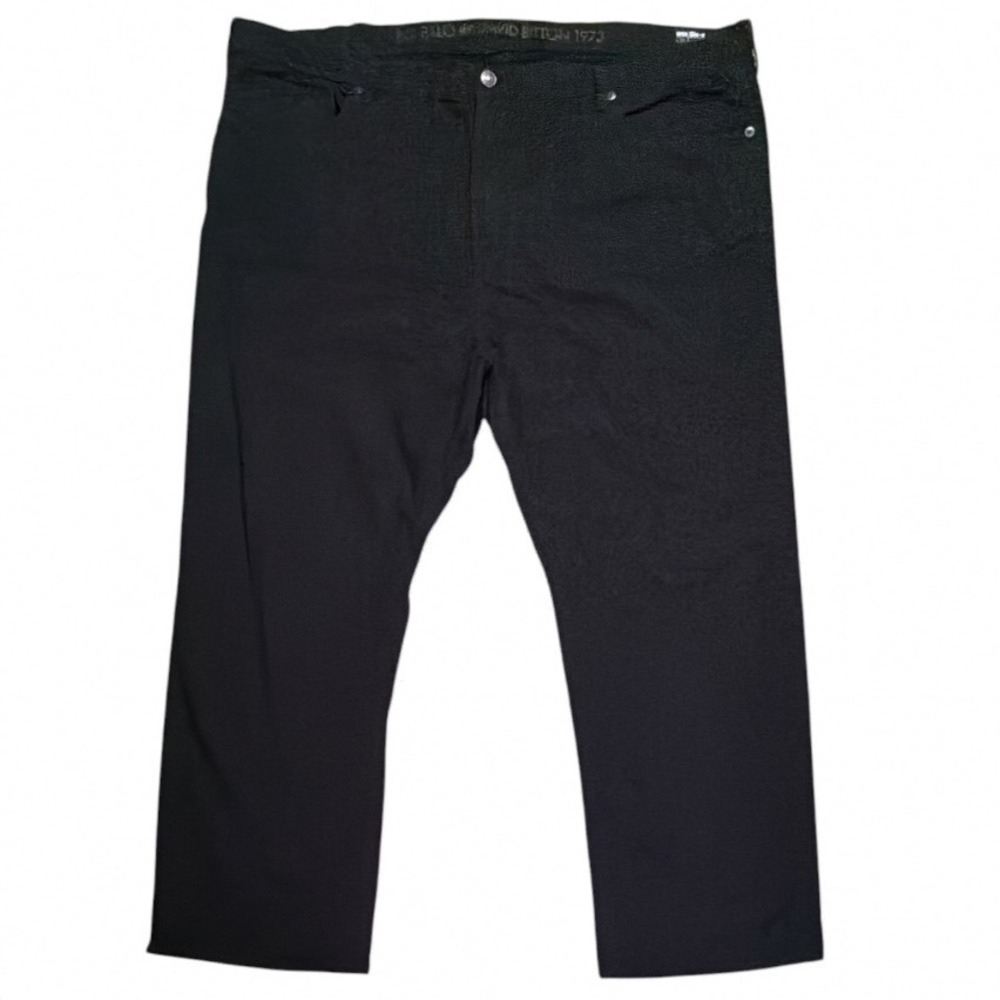 Buffalo David Bitton Six-X Mens Black Slim Straight Stretch  50x30 Jeans